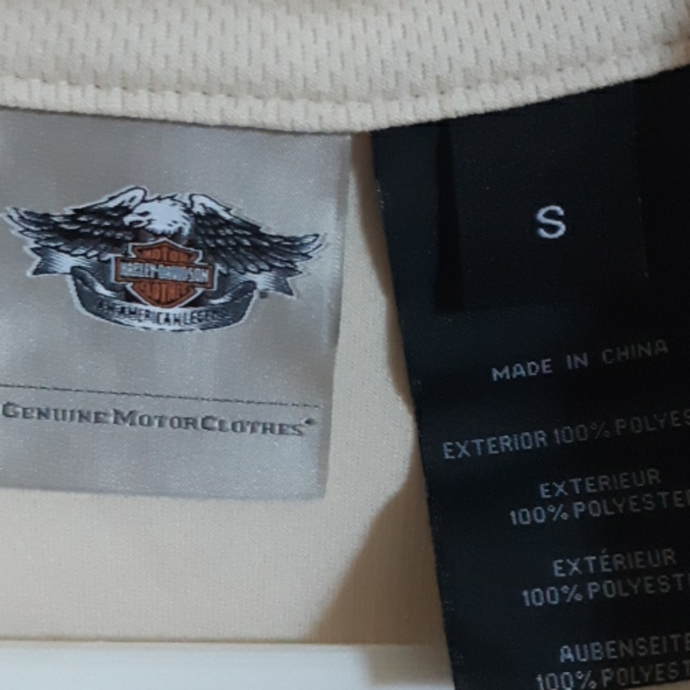 Harley-Davidson Mesh Zip Up Top - Size S - Picture 5 of 9